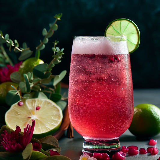 Roselle Citrus Fizz